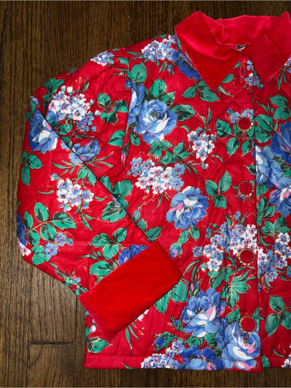 Vintage Storybook Heirlooms Quilted Puffer Jacket NWOT Girls size 8
